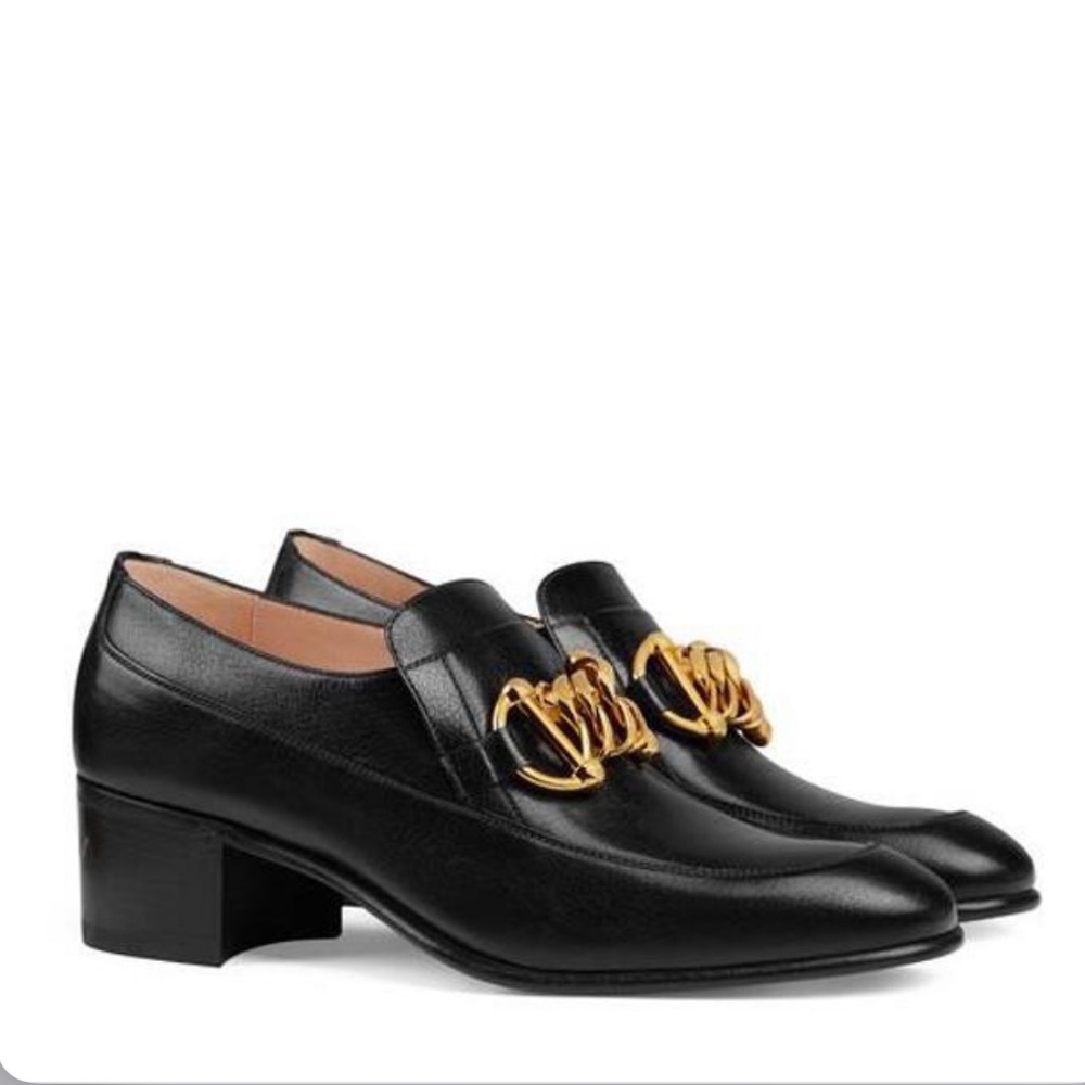 Gucci, Heeled Loafers, black, size 37 - Picture 3 of 11